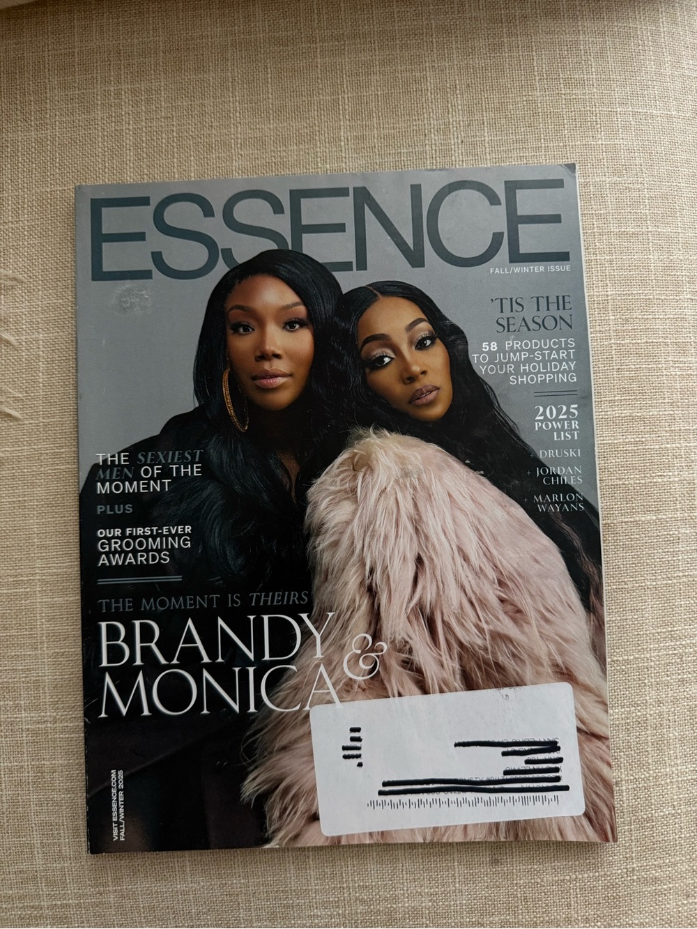 Essence Magazine Fall/Winter Issue Featuring Brandy & Monica